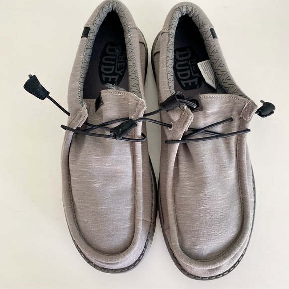 Hey Dude Men\'s Light Gray Slip-On Loafers main image 7